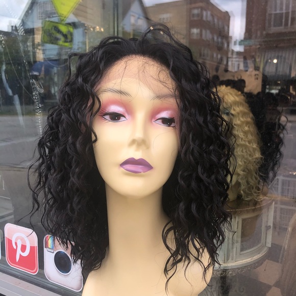 Black curly Freepart Wig 2020 beautiful curly main image 8